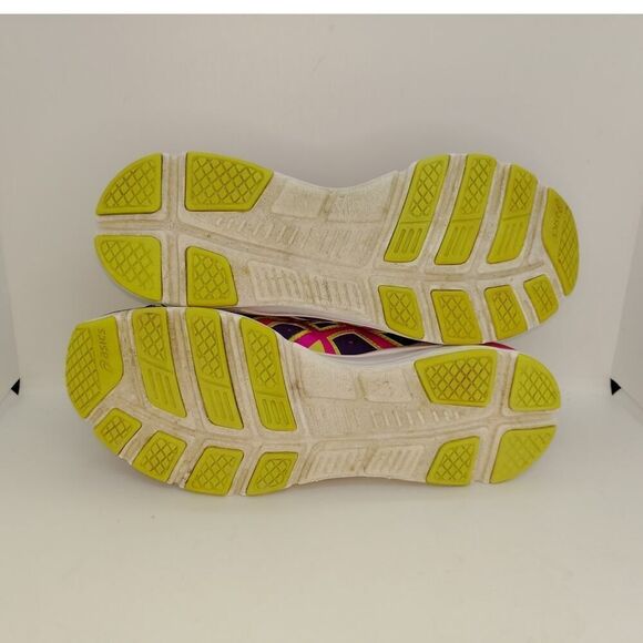 ASICS Gel Storm 2 Womens Pre-owned Purple/Pink Running Sneakers - sz. 6 - Picture 6 of 7